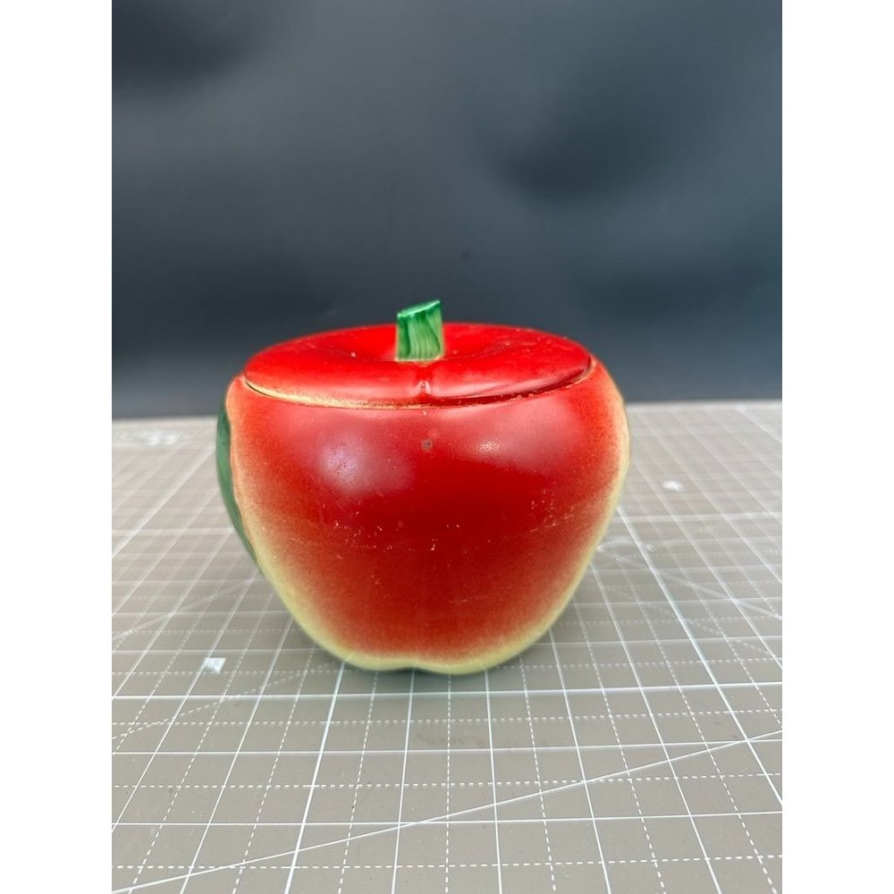 Vintage Hull Pottery Ceramic Apple Cookie Jar